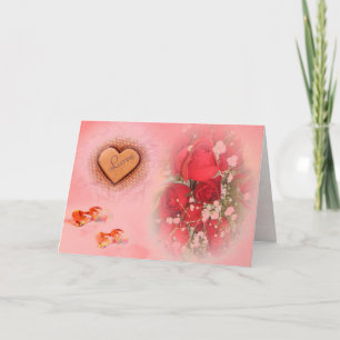 Tarjeta del amor de las tarjetas del día de San