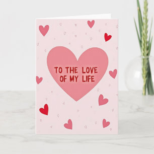 Tarjeta del Amor Romántico de Mi Vida
