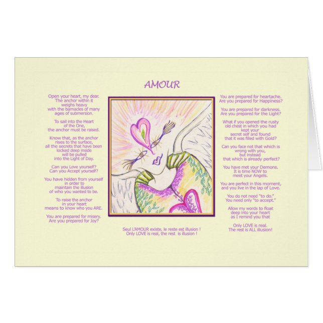 Tarjeta del amorío (Anverso (Horizontal))