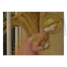 Tarjeta del ángel de la anunciación Fra Angelico C