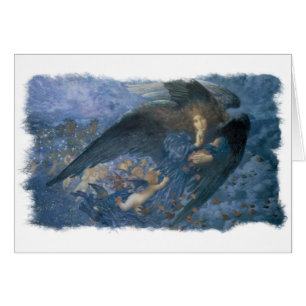 Tarjeta del ángel de la noche