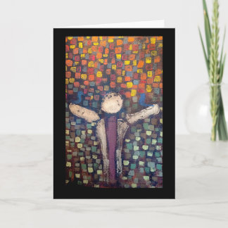 Tarjeta del "ángel que silba"