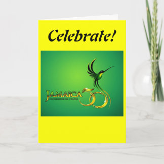 Tarjeta del aniversario de Jamaica 50.a