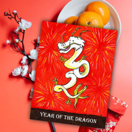Tarjeta del Año del Dragón 2024