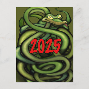 Tarjeta del Año del Dragón 2025
