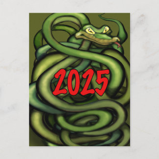 Tarjeta del Año del Dragón 2025