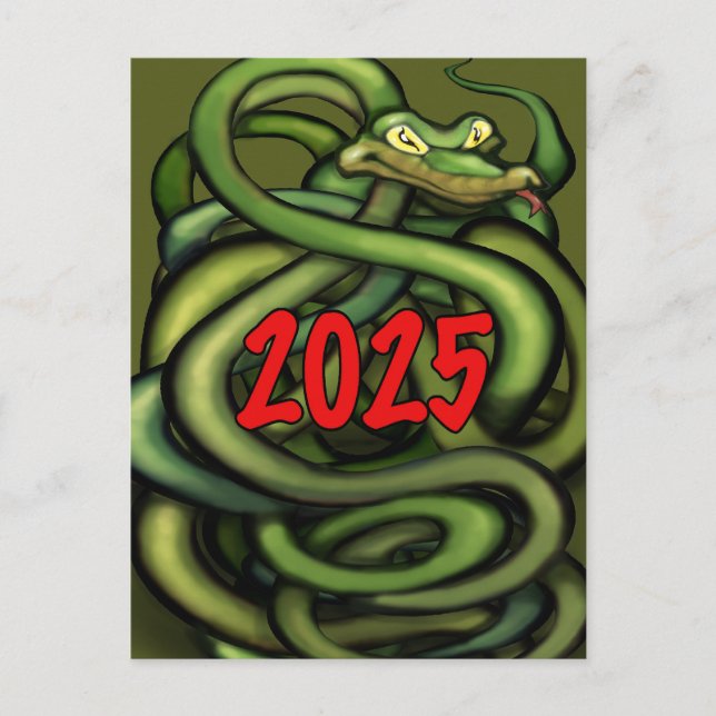 Tarjeta del Año del Dragón 2025 (Anverso)