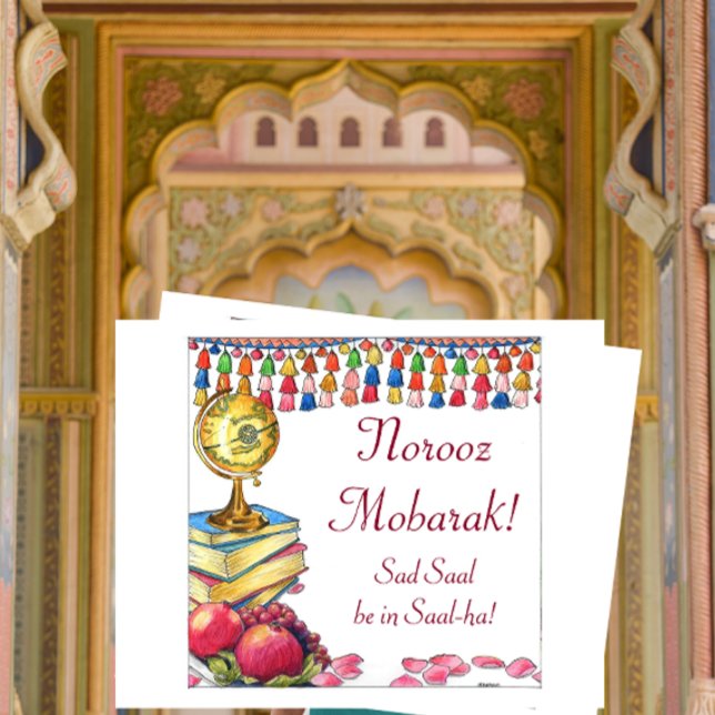Tarjeta del Año Nuevo de Norooz Mobarak (Subido por el creador)