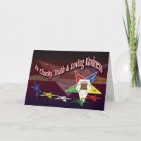 Tarjeta del aprecio de OES
