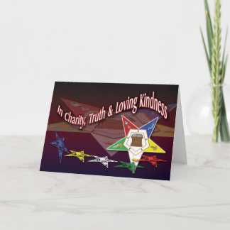 Tarjeta del aprecio de OES