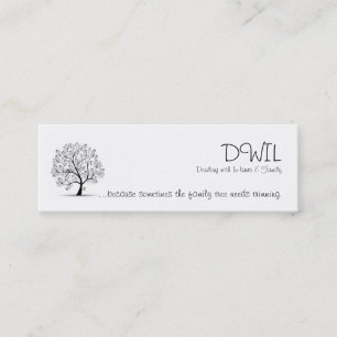 Tarjeta del árbol de familia DWIL - pequeña