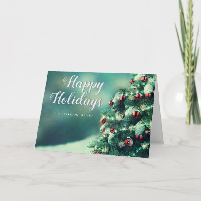 Tarjeta del árbol del negocio corporativo buenas (Anverso)