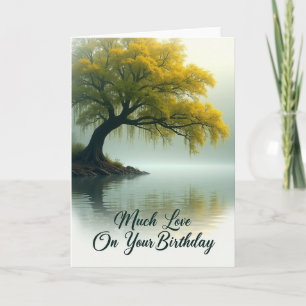 Tarjeta del Árbol Dorado Pacífico