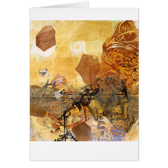 Tarjeta del arte abstracto del pulso de los datos (Frente)