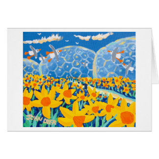 Tarjeta del arte: Azul del narciso, proyecto de