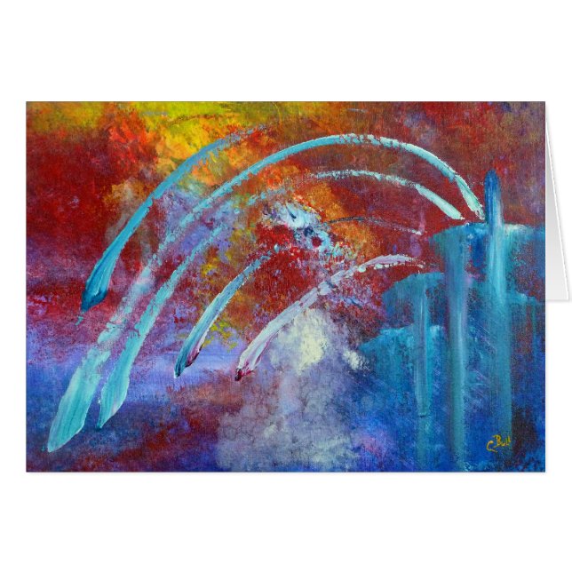 Tarjeta del arte de los "Snowbirds" (Anverso (Horizontal))