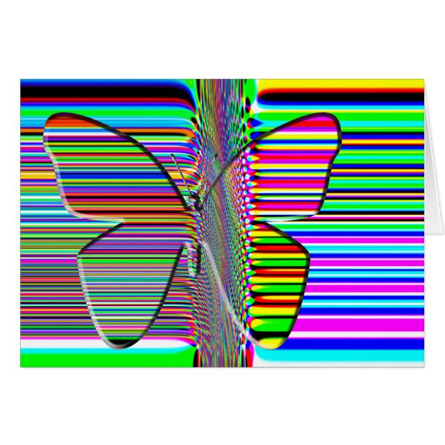 Tarjeta del ARTE DE OP. SYS. de la mariposa (Anverso (Horizontal))