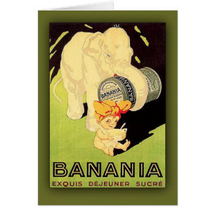 Tarjeta del arte de Sucre del Dejeuner de Banania