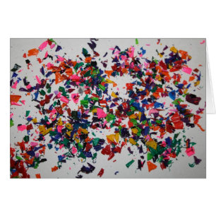 TARJETA DEL ARTE DEL CREYÓN