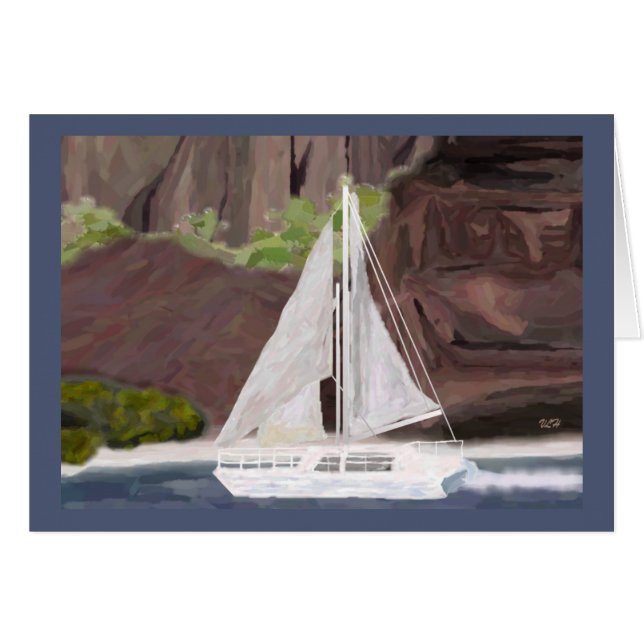 Tarjeta del arte del "segundo viento" (Anverso (Horizontal))