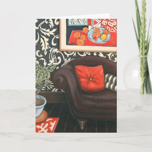 Tarjeta del arte del "sillón" (Anverso)