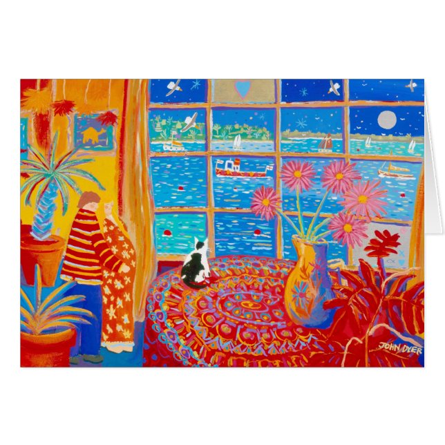 Tarjeta del arte: Esperar al bebé (Anverso (Horizontal))