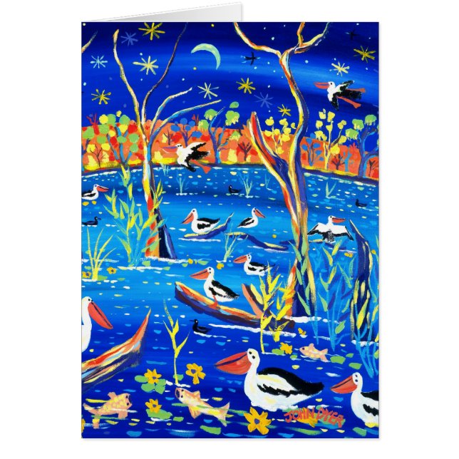 Tarjeta del arte: Estación de Banrock, gallinero (Frente)