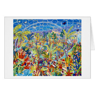 Tarjeta del arte: Jardín de Eden. El proyecto de