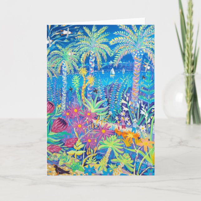 Tarjeta del arte: Jardines de la abadía de Tresco (Anverso)