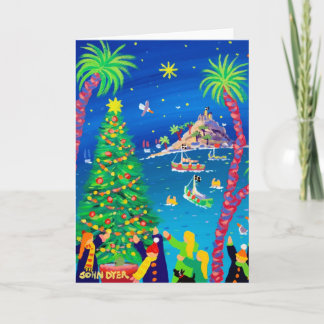 Tarjeta del arte: Navidad de la bahía de los