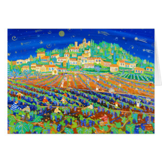 Tarjeta del arte: Una noche del Shooting Stars,