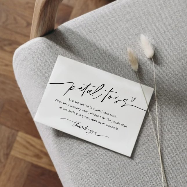 Tarjeta del asiento del Boda de EVERLEIGH Petal To (Subido por el creador)