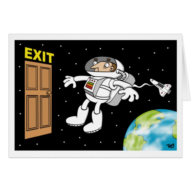 Tarjeta del astronauta (Anverso (Horizontal))