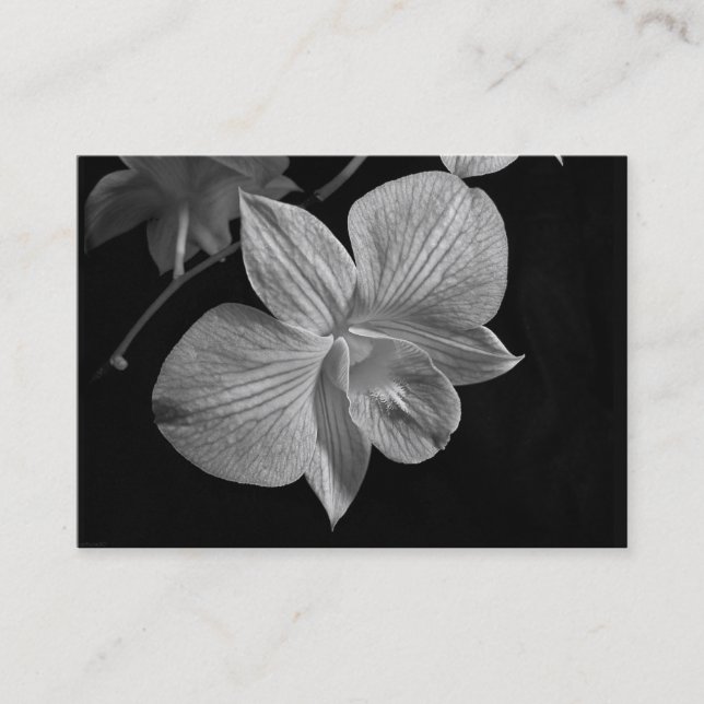 Tarjeta del ATC del flor de la orquídea del (Anverso)