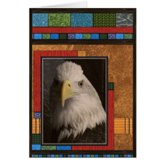 Tarjeta del azul de las alas de Eagle