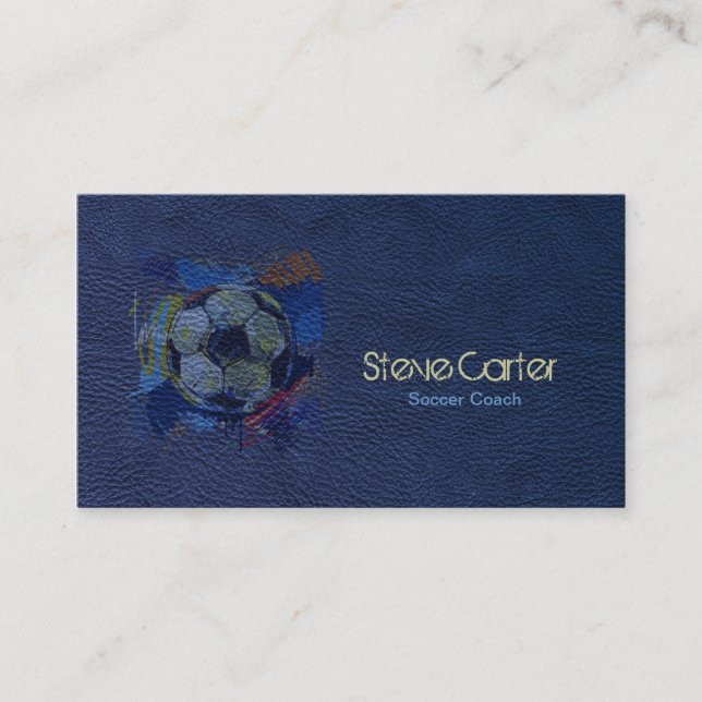 Tarjeta del azul del jugador de la bola del (Anverso)
