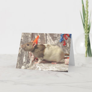 Tarjeta del B-día de la rata