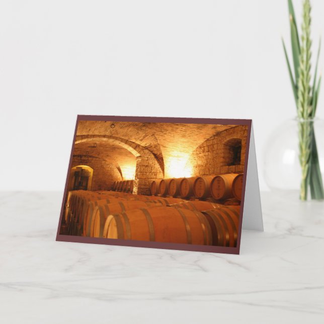 Tarjeta del barril de vino (Anverso)