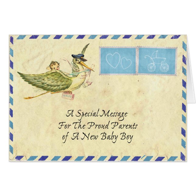 tarjeta del bebé (Anverso (Horizontal))