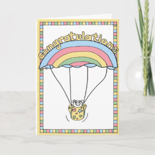 Tarjeta del BEBÉ CONGRATS