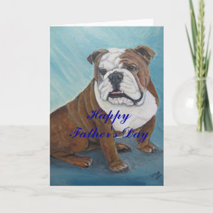 Tarjeta del bulldog