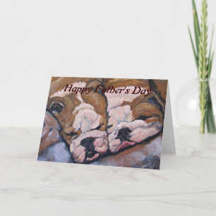 Tarjeta del bulldog