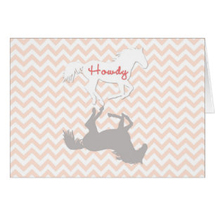 Tarjeta del caballo Howdy