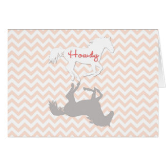 Tarjeta del caballo Howdy