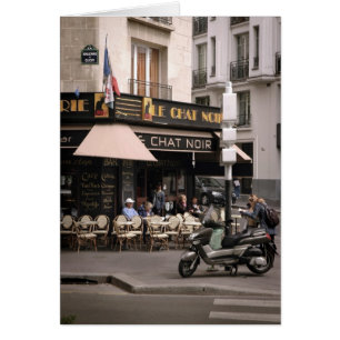 Tarjeta del café de Le Chat Noir