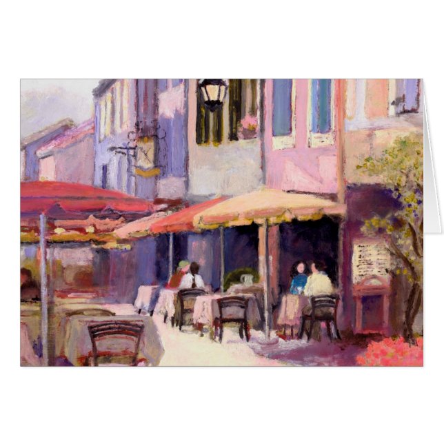 Tarjeta del café de Provence (Anverso (Horizontal))