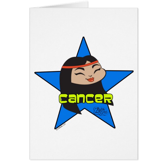 Tarjeta del cáncer (Frente)
