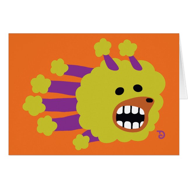 Tarjeta del caniche (Anverso (Horizontal))