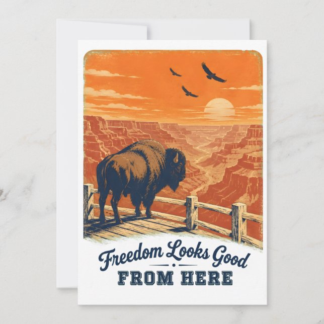 Tarjeta del Cañón Freedom Looks Good (Anverso)