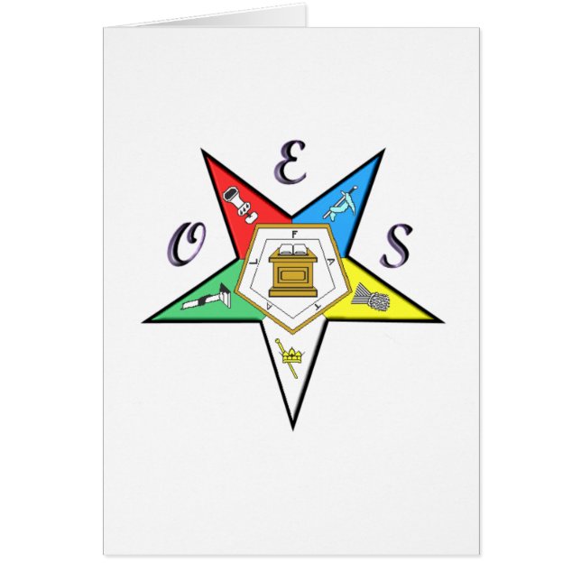 Tarjeta del capítulo de OES (Frente)